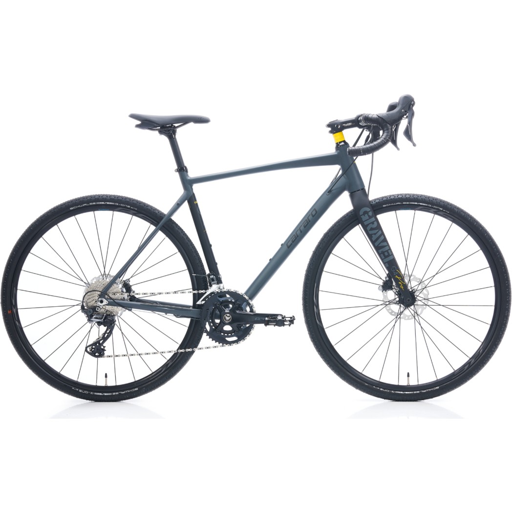 110000765291628.jpg Carraro Gravel G4 Pro 28 Jant Yol & Yarış Bisikleti 52 Kadro (Mat Antrasit Siyah Sarı) - Görsel 1
