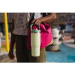 Stanley The IceFlow Flip Straw Pipetli Termos Bardak 0,89 LT Açık Yeşil - Görsel 6