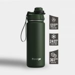 Stevig 1 Hand Leak-Proof Sızdırmaz Çelik Termos 500 ml Green ST-208 - Görsel 3