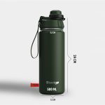 Stevig 1 Hand Leak-Proof Sızdırmaz Çelik Termos 500 ml Green ST-208 - Görsel 7