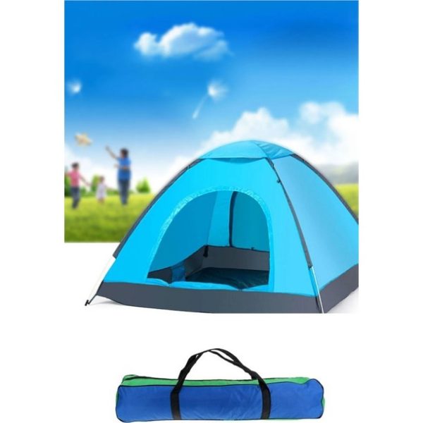 Onetick 6 Kişilik Renkli Dayanıklı Kamp Çadırı 220X250X150 cm Ekonomik