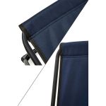 Moniev 2 Adet Kamp Sandalyesi Katlanır Piknik Sandalye Oval Bardaklıklı Lacivert - Görsel 3