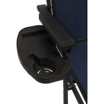 Moniev 2 Adet Kamp Sandalyesi Katlanır Piknik Sandalye Oval Bardaklıklı Lacivert - Görsel 4