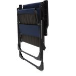 Moniev 2 Adet Kamp Sandalyesi Katlanır Piknik Sandalye Oval Bardaklıklı Lacivert - Görsel 6