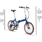 Ümit Pacto Twelve 6 Vites Hafif Katlanır Bisiklet (Aç Kullan / Kurulum Gerektirmez) - Görsel 2