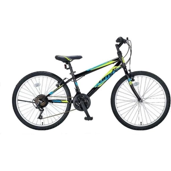 Ümit 2433 Explorer Erkek Dağ Bisikleti V 24 Jant 21 Vites Siyah Lime