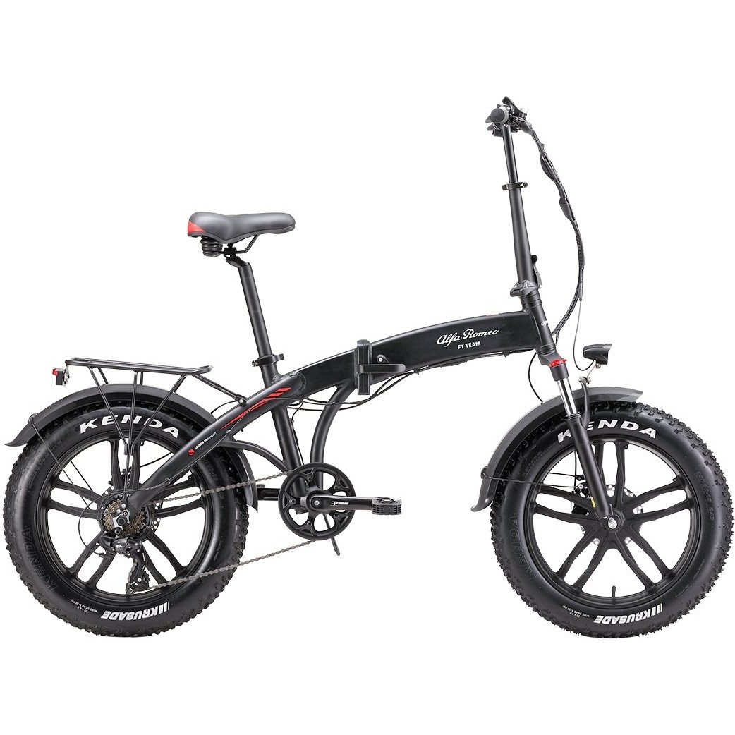 110000818840073.jpg RKS Alfa Romeo R2 Kalın Teker Katlanır Elektrikli Bisiklet - Görsel 1