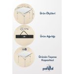 Panipal Outdoor Alüminyum, Katlanabilir Kamp ve Piknik Masası, Omuz Askılı Taşıma Çantasıyla Xl - Görsel 4