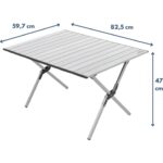 Panipal Outdoor Alüminyum, Katlanabilir Kamp ve Piknik Masası, Omuz Askılı Taşıma Çantasıyla L - Görsel 5