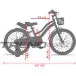 Trendbisiklet Retro Classic 20 Jant 6-9 Yaş Mint Yeşili-Kahve Renkli, Çocuk Bisikleti - Görsel 4