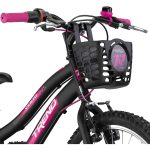 Trendbike Mistral L 20 Jant Vites Çocuk Bisikleti 6-9 Yaş Kız Çocuk Bisikleti Siyah-Fuşya 20.411-S-F - Görsel 5