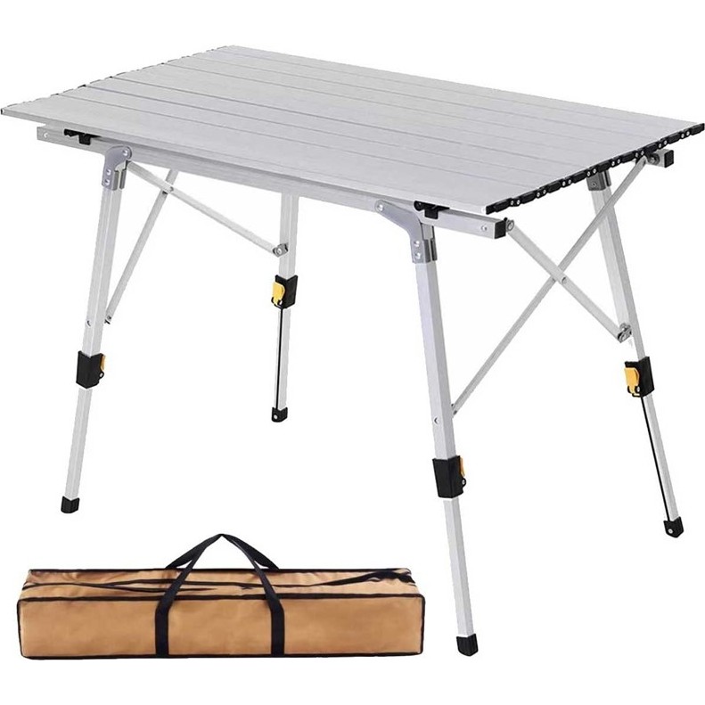 110000850261737.jpg Funky Chairs Elite Alüminyum Teleskopik Ayaklı Kamp Piknik Masası-Gri - Görsel 1