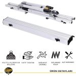 Funky Chairs Elite Alüminyum Teleskopik Ayaklı Kamp Piknik Masası-Gri - Görsel 5