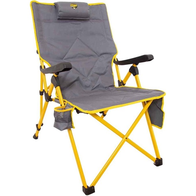 110000850261742.jpg Funky Chairs Comfort 3 Kademeli Katlanabilir Kamp Sandalyesi - Sarı - Görsel 1