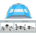 4 Kişilik Otomatik Plaj Çadırı Plaj Güneşliği Tente Gölgelik Otomatik Çadır - Görsel 3
