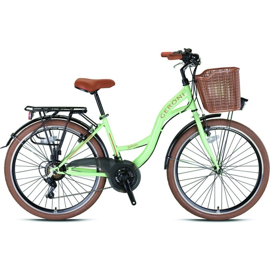 110000903695253.jpg Geroni Kron Geroni Sırıo 24 Jant V Fren Unisex - 21 Vites Mint Yeşili - Görsel 1