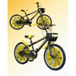20 Jant Wimexs  6-10 Yaş  Siyah Sarı  Çocuk Bisikleti - Görsel 3