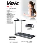 Voit ME14 Katlanabilir Bluetooth Uygulamalı Uzaktan Kumandalı Hoparlörlü Koşu Bandı - Görsel 4