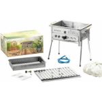 Gürsaç Tüplü Lav Taşlı 35*45cm Mangal Seti