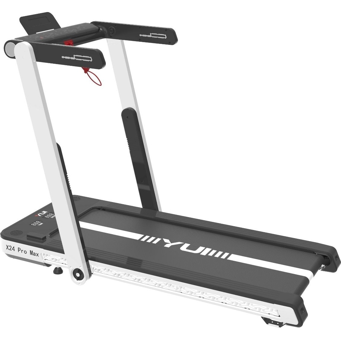 110000951336338.jpg Yui X24 Pro Max 14 Km HIZ-120 kg Taşıma-Katlanabilir Akıllı Yürüyüş ve Koşu Bandı -2.5 Hp Beyaz - Görsel 1