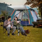 Black Island Kamp Seti 4 Kişilik Kamp Çadırı Çift Kişilik Yatak Yastık Pompa - Görsel 5