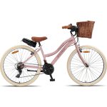 Trendbisiklet Retro Classic 26 Jant Bisiklet, Shimano 21 Vites, Hasır Sepetli Vintage Şehir Bisikleti, Krem Lastik - Görsel 2