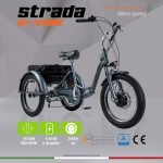 Strada Cycles E-Vibe Hidrolik Disk 20 Jant Üç Tekerlekli Elektrikli Bisiklet - Görsel 4