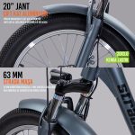 Strada Cycles E-Vibe Hidrolik Disk 20 Jant Üç Tekerlekli Elektrikli Bisiklet - Görsel 7