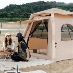 Onetick 4 Kişilik 4 Mevsim Şişme Çadır 220 x 220 Pompalı Set - Görsel 5