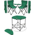 KS Kampseti Kampseti Yeşil 3 Kişilik Çadır 2 Uyku Tulumu 2 Yastık - 2 Kamp Sandalyesi ve Masa Seti - Görsel 3