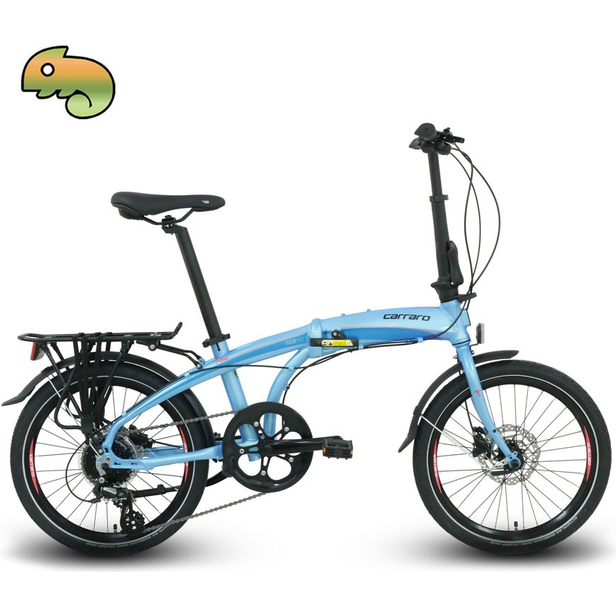 110000967726763.jpg Carraro Flexi 108 Hd 20 Jant Katlanabilir Bisiklet (Mavi Yeşil Turkuaz (Bukalemun)) - Görsel 1