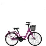 Bisan Sorrento Şehir Bisikleti 36 cm V 24 Jant 3 Vites Mor Beyaz