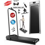 Reidan Eğim Aparatlı 2hp Yürüme ve Koşu Bandı 7 Katmanlı  Uzaktan Kumandalı Portatif Katlanabilir Koşu Cihazı Aleti