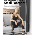 Reidan Eğim Aparatlı 2hp Yürüme ve Koşu Bandı 7 Katmanlı  Uzaktan Kumandalı Portatif Katlanabilir Koşu Cihazı Aleti - Görsel 2