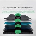 Reidan Eğim Aparatlı 2hp Yürüme ve Koşu Bandı 7 Katmanlı  Uzaktan Kumandalı Portatif Katlanabilir Koşu Cihazı Aleti - Görsel 3