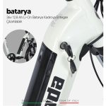 Stradacycles E-Spido Hidrolik Disk 20 Jant Katlanabilir Elektrikli Bisiklet - Görsel 8