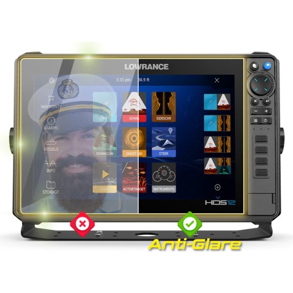 Lowrance Hds Pro 12 Fishfinder - Ipg Anti-Glare Yansıma Önleyici Mat Ekran Koruyucu
