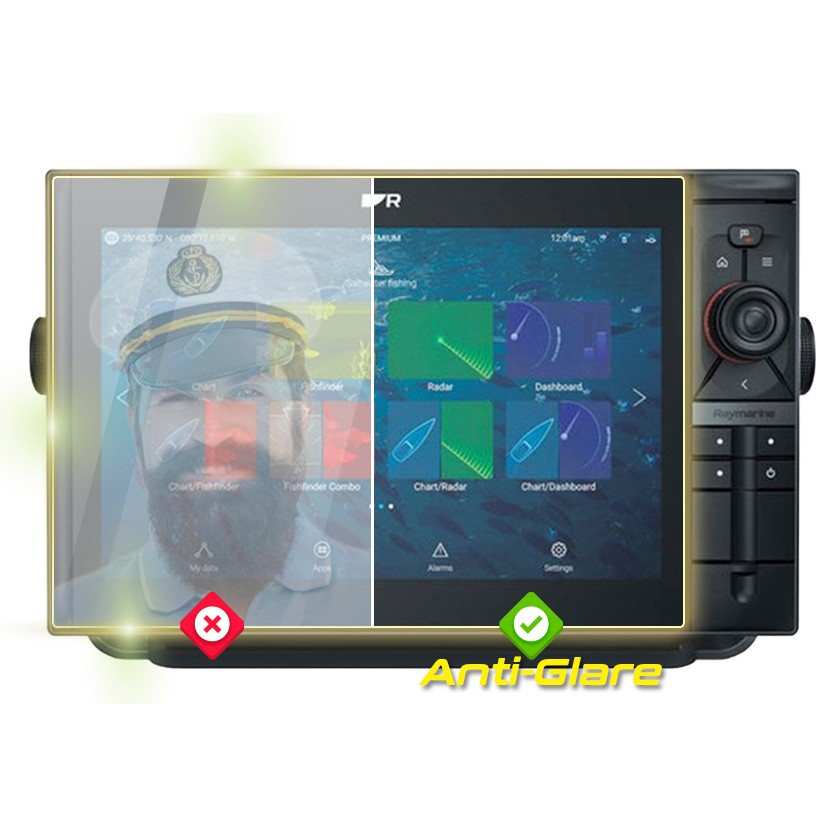 110001005675663.jpg Raymarine Axıom 2 Pro 12s Fishfinder - Ipg Anti-Glare Yansıma Önleyici Mat Ekran Koruyucu - Görsel 1