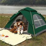 3 Kişilik Çift Katmanlı Tam Otomatik Kamp Çadırı 220x200x145cm - Görsel 3