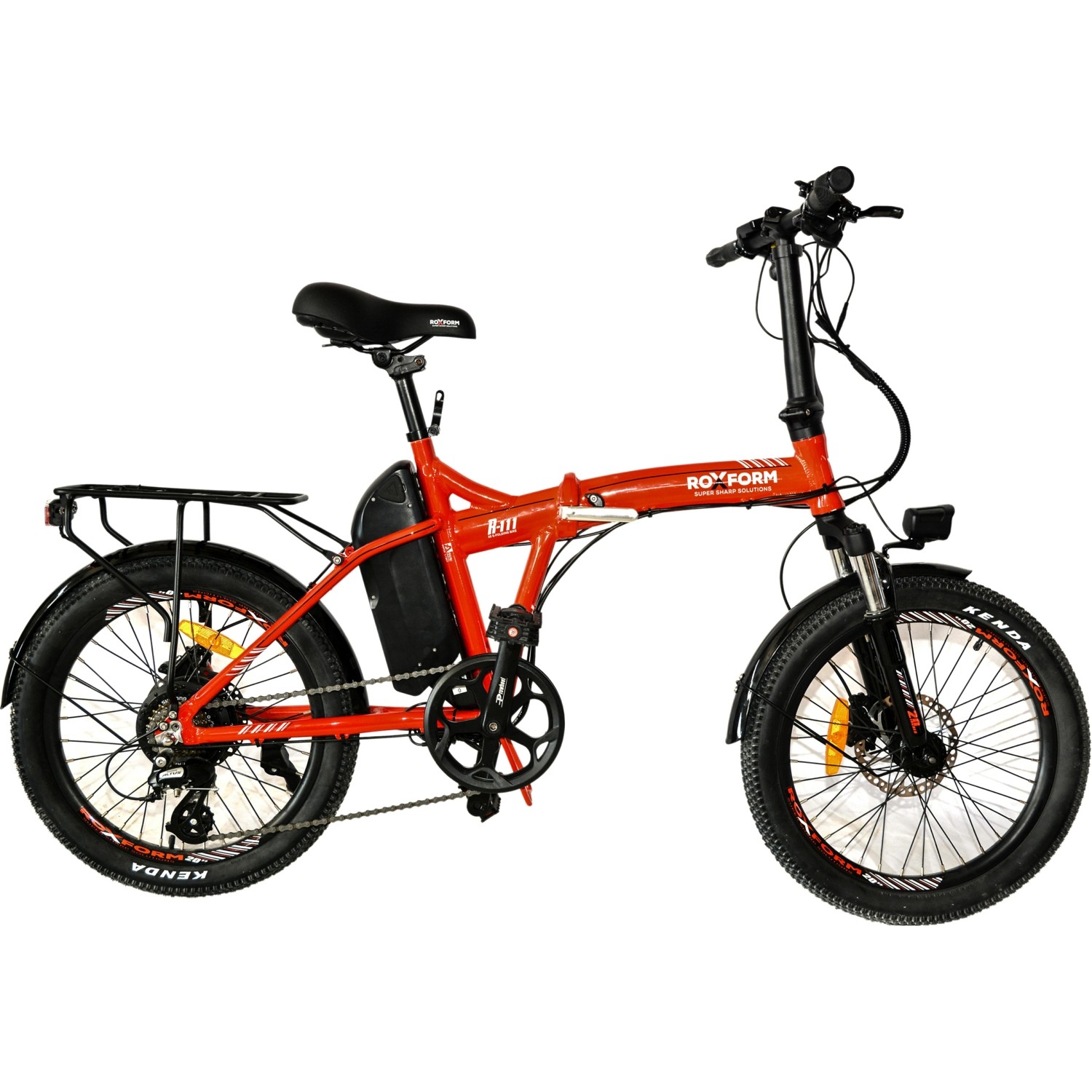 110001010881612.jpg Roxform R-111 Elektrikli Katlanabilir Bisiklet 15AH Shimano Altus Hidrolik Fren Alüminyum Kadro - Görsel 1