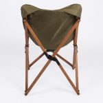 Bag The Joy Ahşap Katlanır Kamp & Bahçe Sandalyesi – Kahverengi - Haki Kılıf - Görsel 5