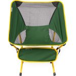 Uniqamping  Ergo Ergonomik Katlanır Kamp Sandalyesi Yeşil/sarı