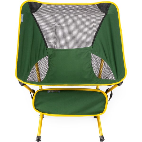 Uniqamping  Ergo Ergonomik Katlanır Kamp Sandalyesi Yeşil/sarı