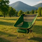 Uniqamping  Ergo Ergonomik Katlanır Kamp Sandalyesi Yeşil/sarı - Görsel 9