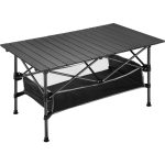 Funky Chaırs Family Large Katlanabilir Alüminyum Kamp Masası (95X55X68CM) - Siyah - Görsel 2