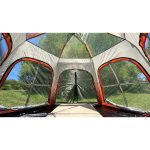 Tam Otomatik Su ve Rüzgar Geçirmez Gölgelikli Altıgen Çadır Aile Çadırı 280*240*155 cm - Görsel 2